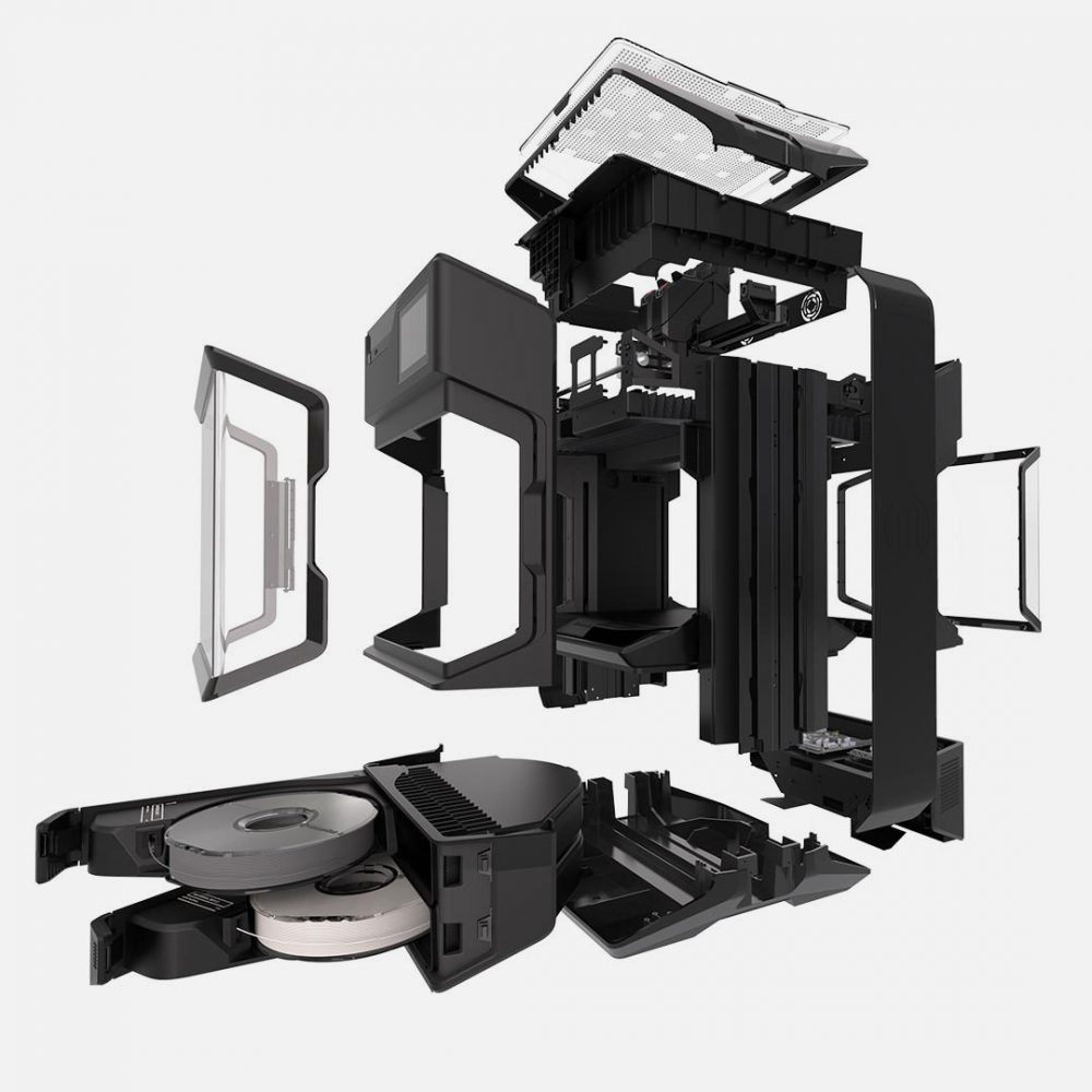 Makerbot-Method-3D-Drucker-kaufen-explosionsansicht-1000x1000