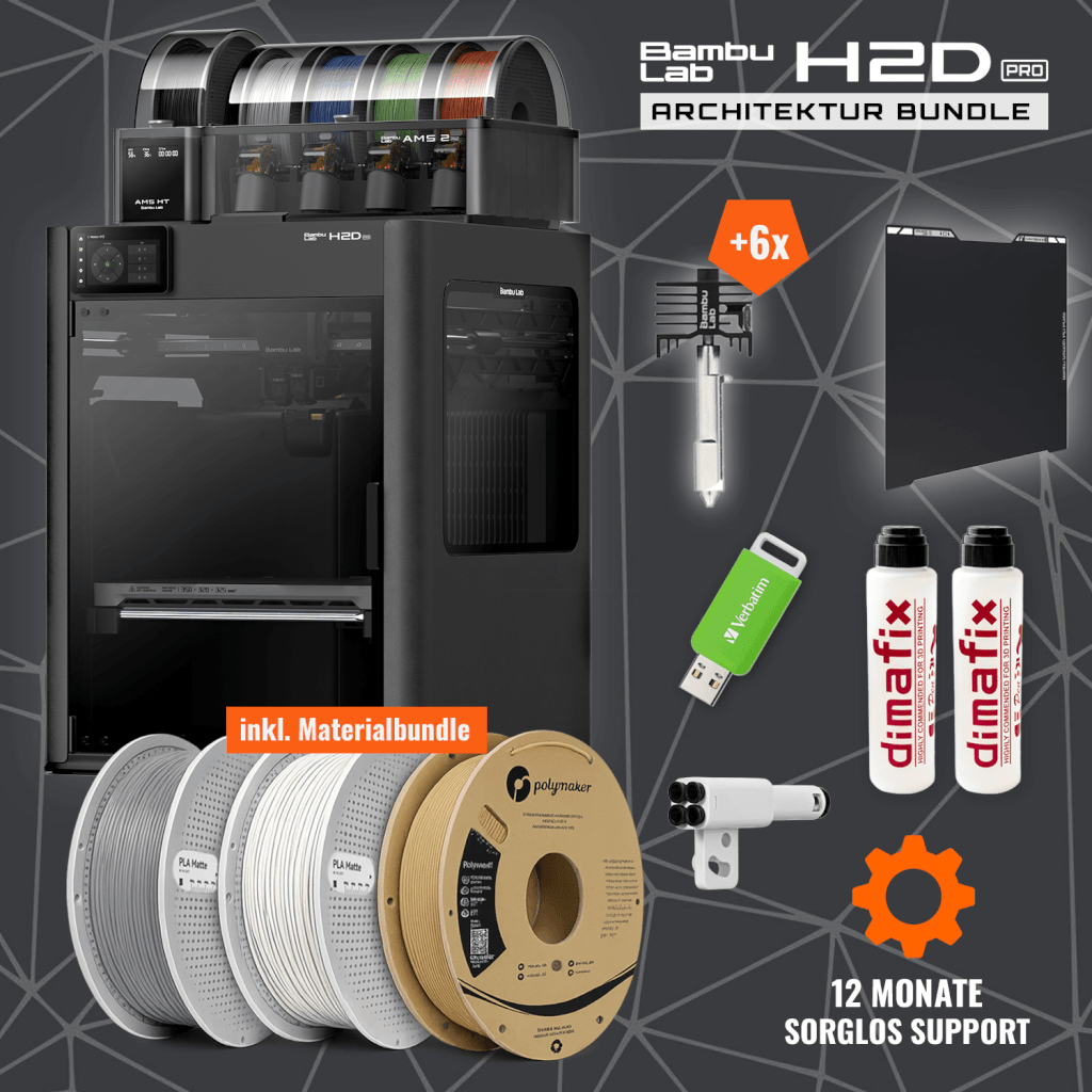 Bambu Lab H2D Pro Architektur Bundle
