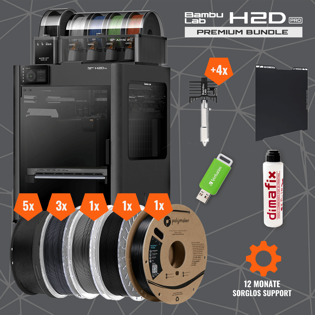 Bambu Lab H2D Pro Premium Bundle