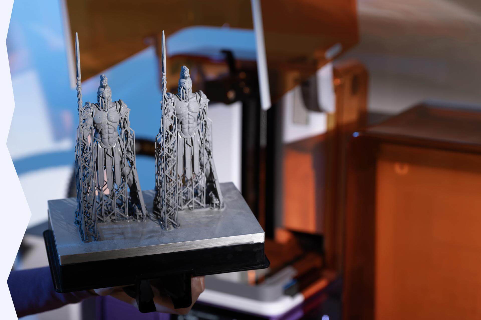 Großer Bauraum des Form Studio 1 – hohe Drucke auf der Bauplattform